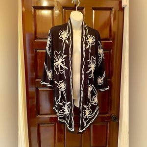 Lauren Michelle Lighter Weight Cardigan Topper Size XL